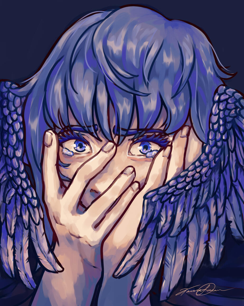 Portrait Illustration, Digital